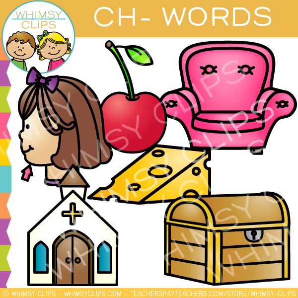 Ch Words Digraph Clip Art