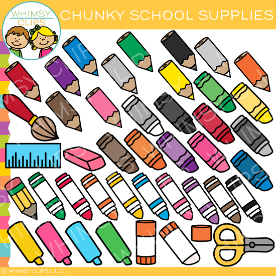 School Supplies Clip Art