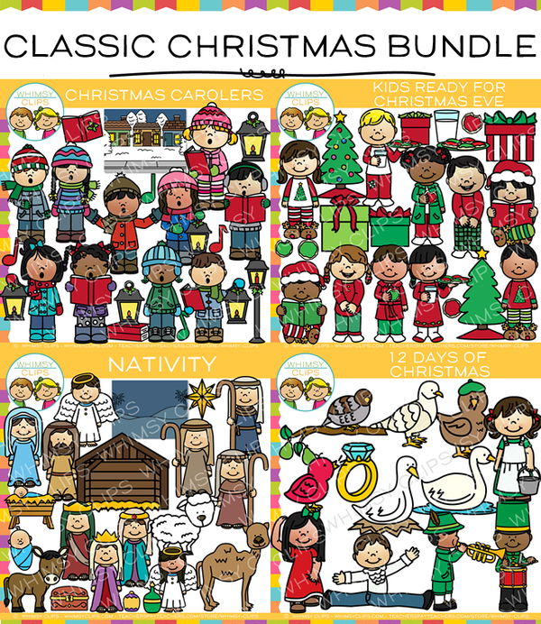 Classic Christmas Clip Art Bundle