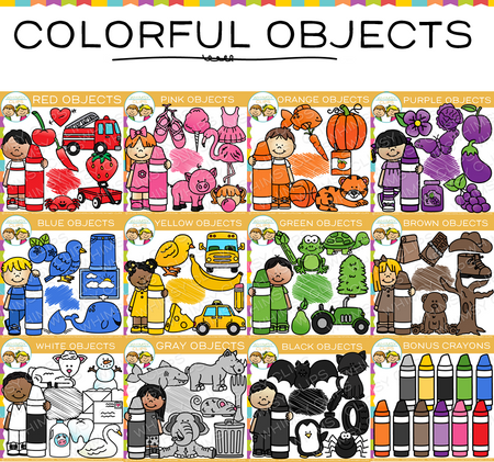 Colorize Item Colorized Clipart Collection