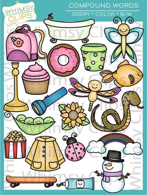 Compounds Words Clip Art