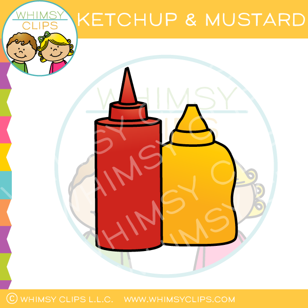 Ketchup And Mustard Clip Art