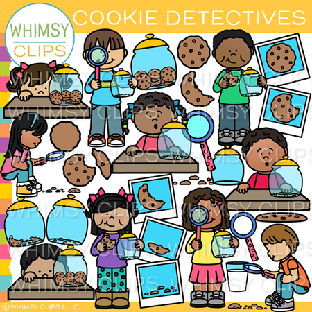 Cookie Detectives Clip Art