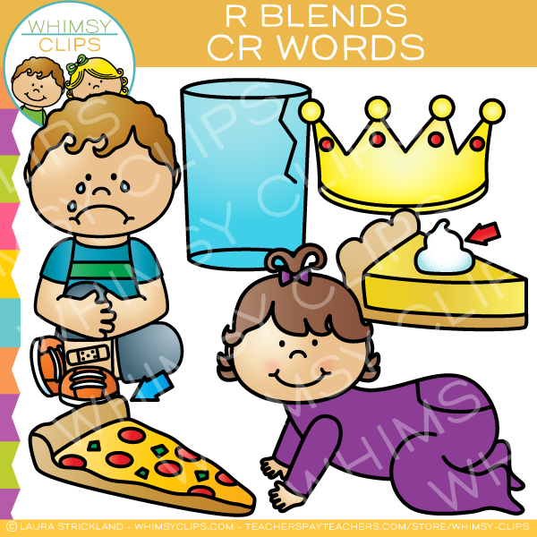  CR Words - R Blends Clip Art