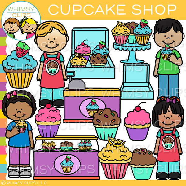Cupcake Shop Clip Art