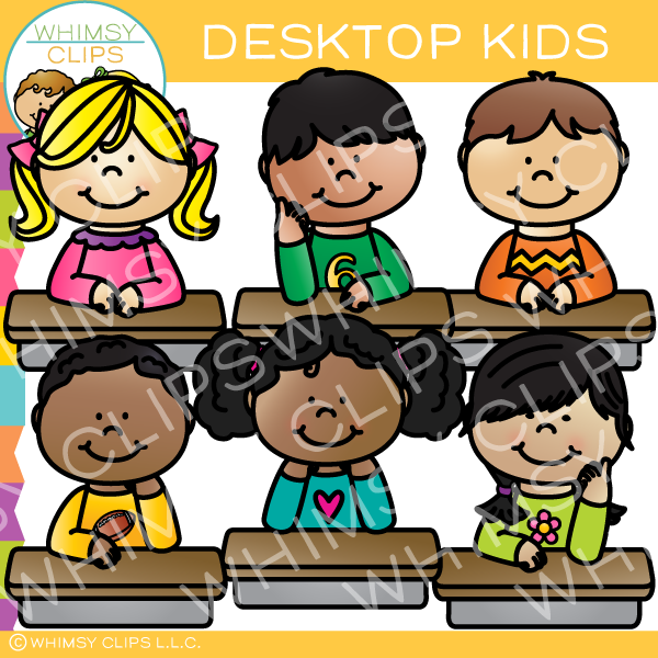 Desktop Kids Clip Art