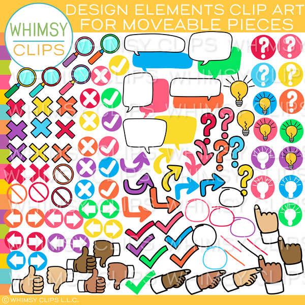 Design Elements Moveable Clip Art