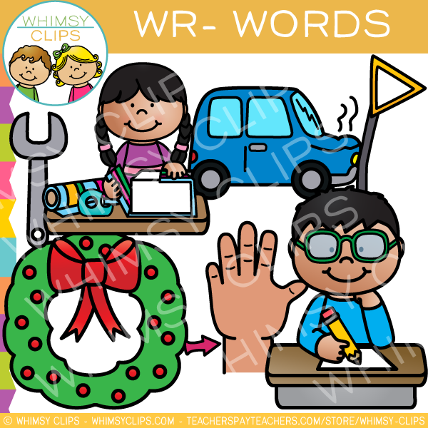 Wr- Words Clip Art