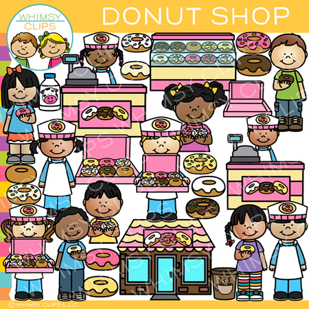 Donut Shop Clip Art