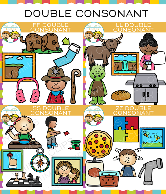 Double Consonant Clip Art
