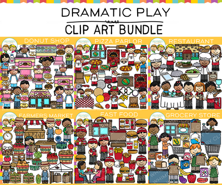 Dramatic Play Clip Art