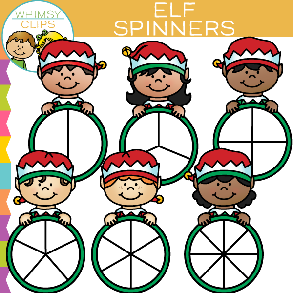 Elf Spinners Clip Art