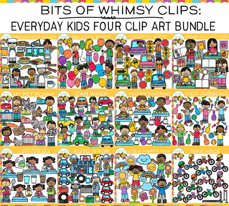 Everyday Kids Clip Art