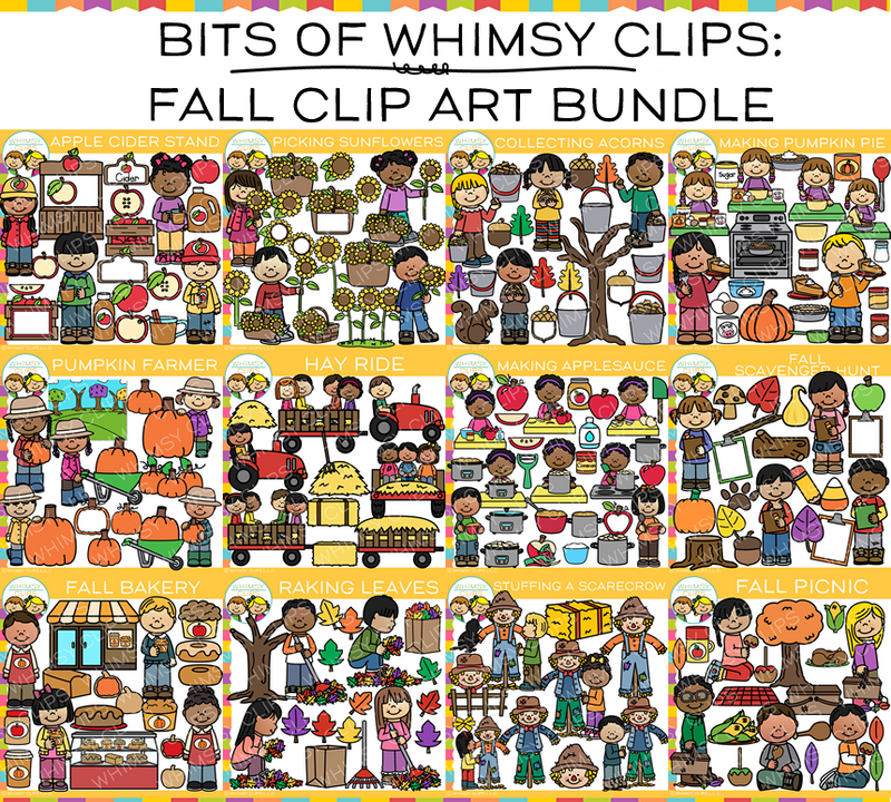 Whimsy Clips Home Bits of Whimsy Clips: Fall Clip Art Bundle, Images & Illustrations ...