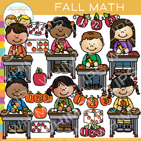 Autumn Math Clip Art