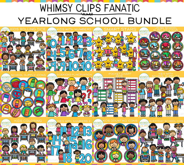 Fanatic School Clip Art Bundle