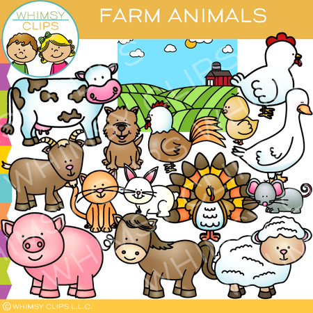 Farmyard Stencil Bundle / Farm Animals Stencils
