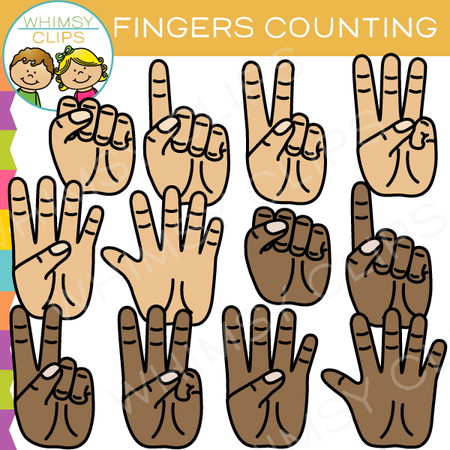 Fingers Counting Clip Art