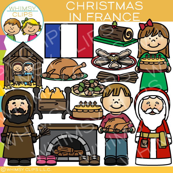 Christmas In France Clip Art