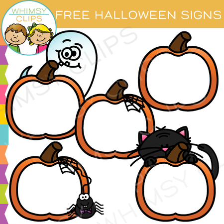 Free Halloween Signs Clip Art