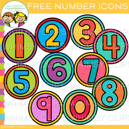 Free Number Icons Clip Art