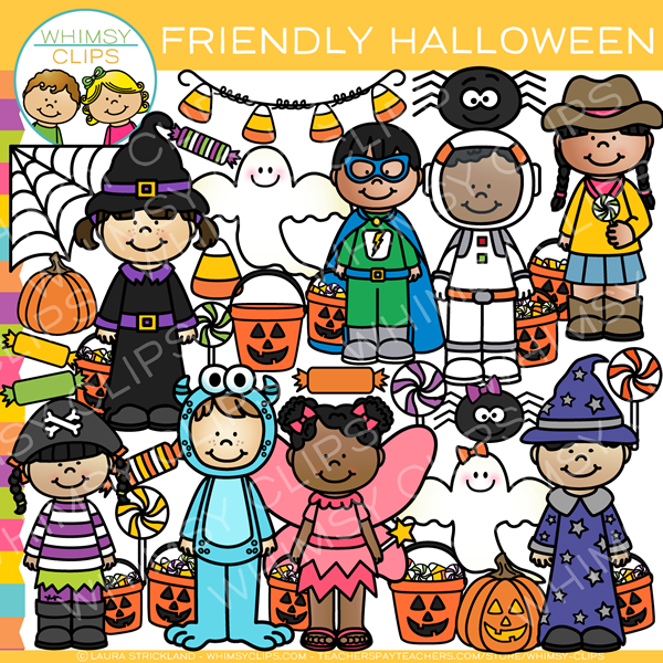 Kids Friendly Halloween Clip Art