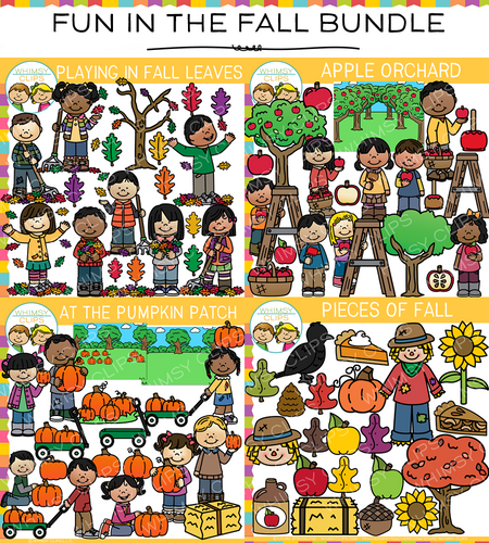 Fun in the Fall Clip Art