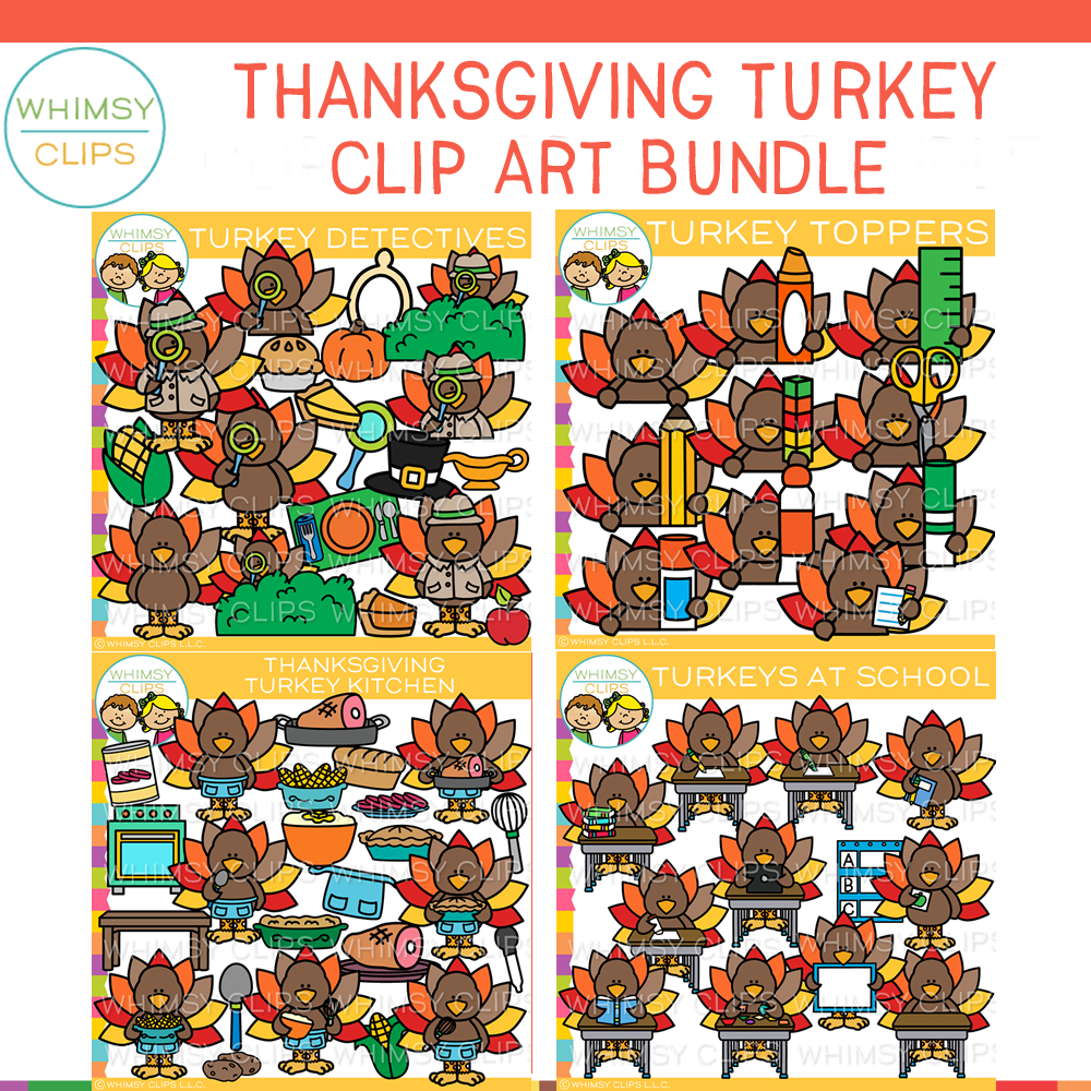 Fun Turkey Thanksgiving Clip Art Bundle – Whimsy Clips fun-turkey-thanksgiving-clip-art-bundle-whimsy-clips