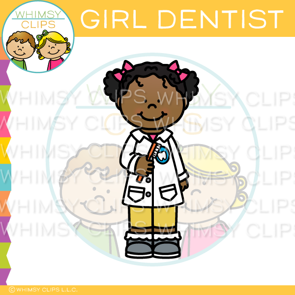 Girl Dentist Clip Art