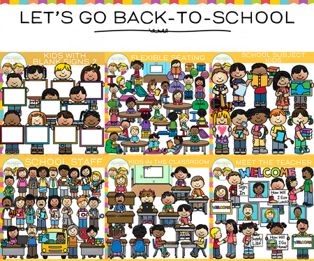 Back to School Clip Art Bundle