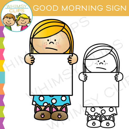 Good Morning Sign Clip Art