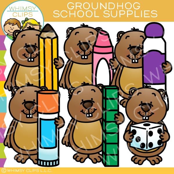 Groundhog School Supplies