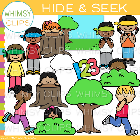 Hide and Seek Clip Art