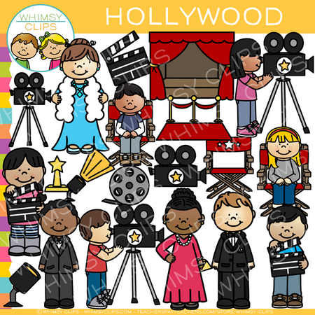 Hollywood Theme Clip Art