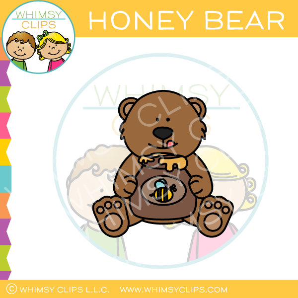 Honey Bear Clip Art