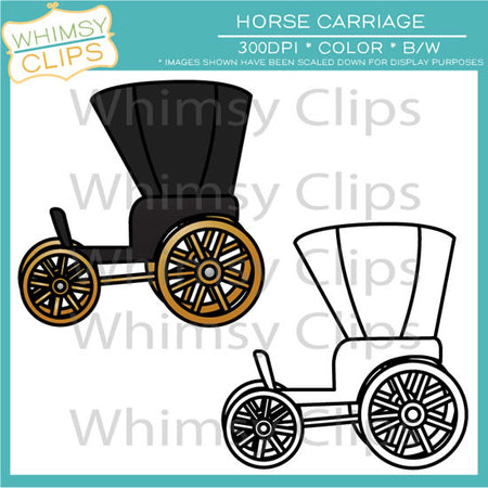 Horse Carriage Clip Art