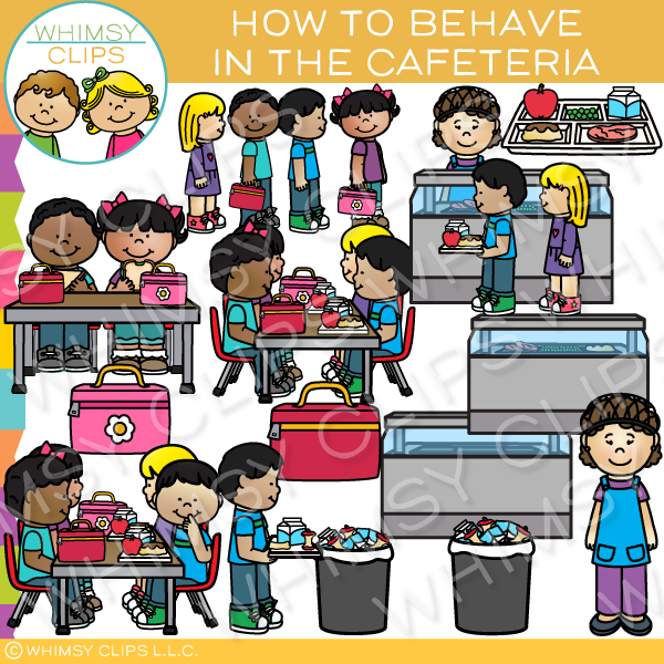 School Lunch Rules Clip Art