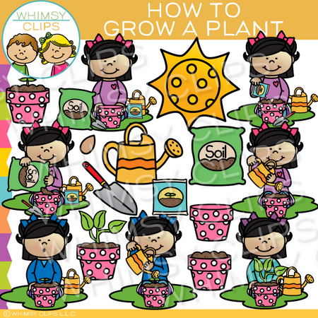How to Grow a Plant Nature Clip Art