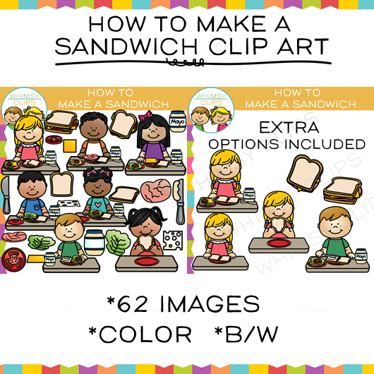 How to Make a Sandwich Clip Art