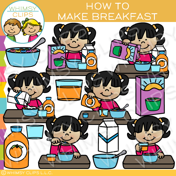 Morning Routine Clip Art