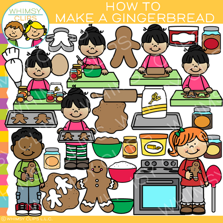 Make A Gingerbread Man Clip Art