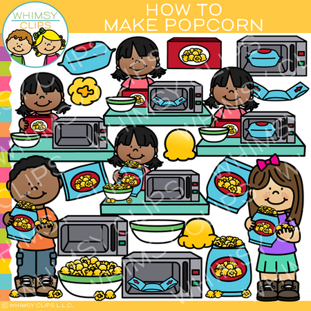 How to Make Popcorn Clip Art
