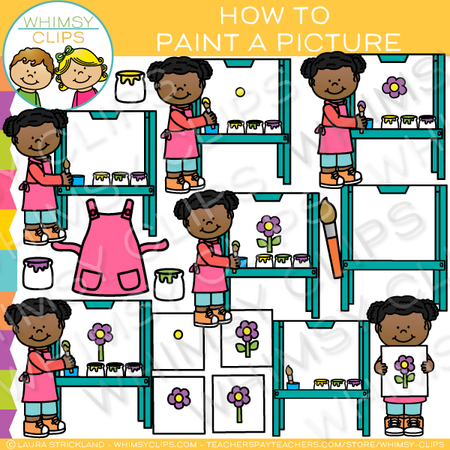 How to Paint a Picture Clip Art