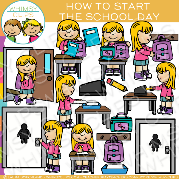 Morning Routine Clip Art