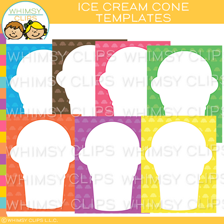 Ice Cream Cone Templates