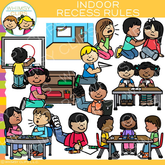 Whimsy Clips Rules Safety Rules At School Clipart