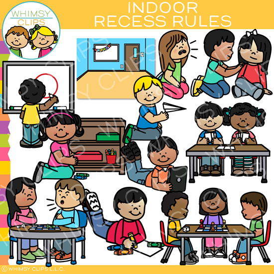 Indoor Recess Rules Clip Art