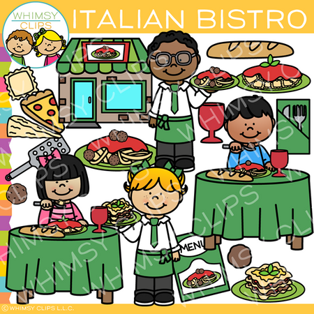 Italian Bistro Clip Art