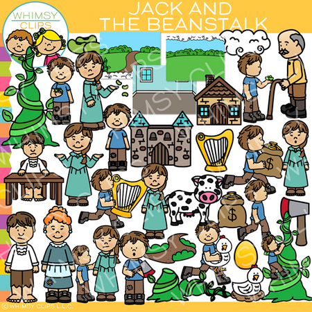 Jack and The Beanstalk Clip Art