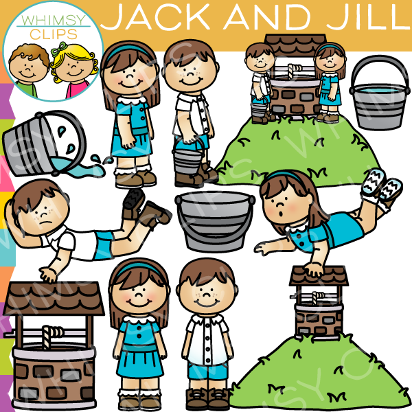 Jack and Jill Nursery Rhyme Clip Art